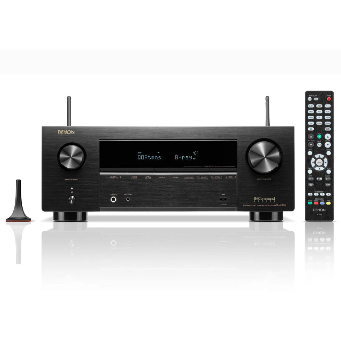 Denon AVR-X2800H 7.2 Channel 8K AV Receiver | Home Subwoofer Bundle - Image 4