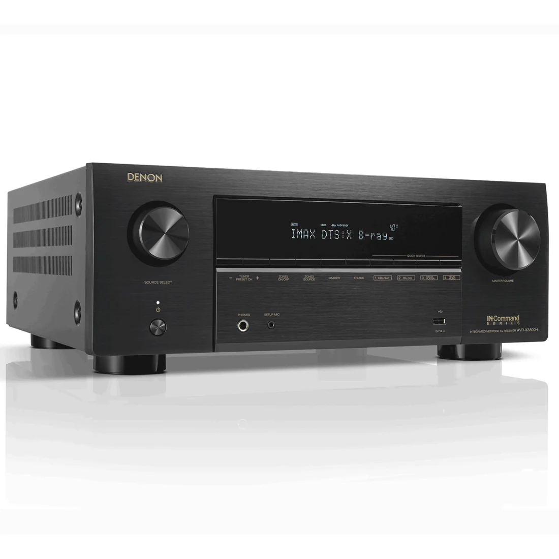 Denon AVR-X3800H 9.4 Channel 8K AV Receiver with HEOS Built-in (AVRX3800H) - Image 4