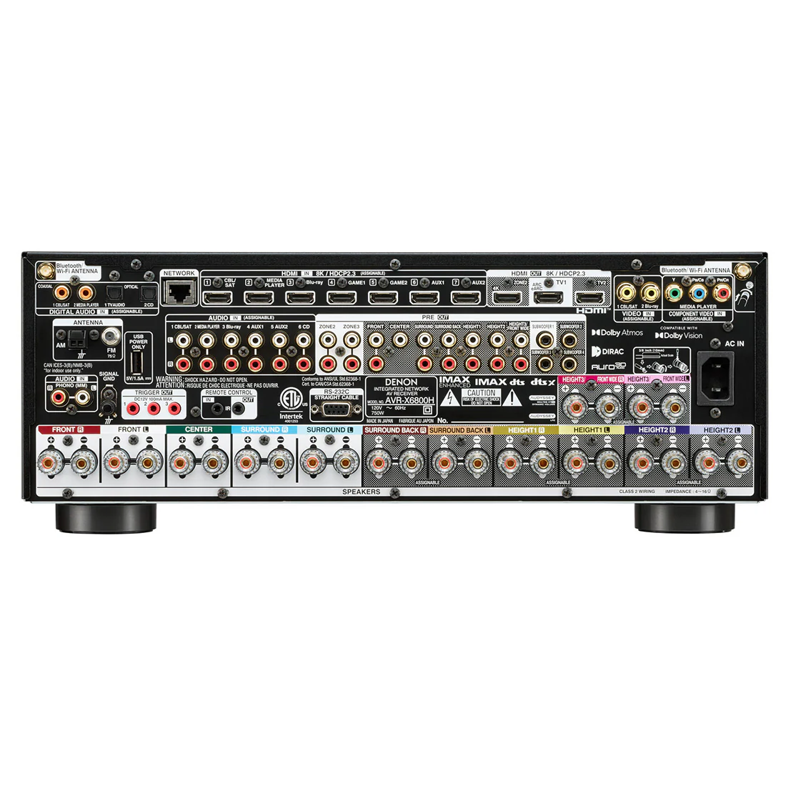 Denon AVR-X6800H 11.4 Ch. 8K AV Receiver (OPEN BOX) - Image 2