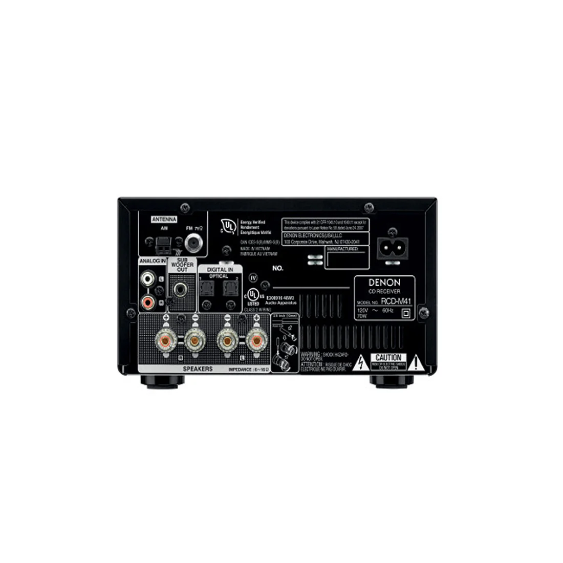 Denon DM41SBK Bluetooth Wireless Music System (DM41SBK) - Image 3