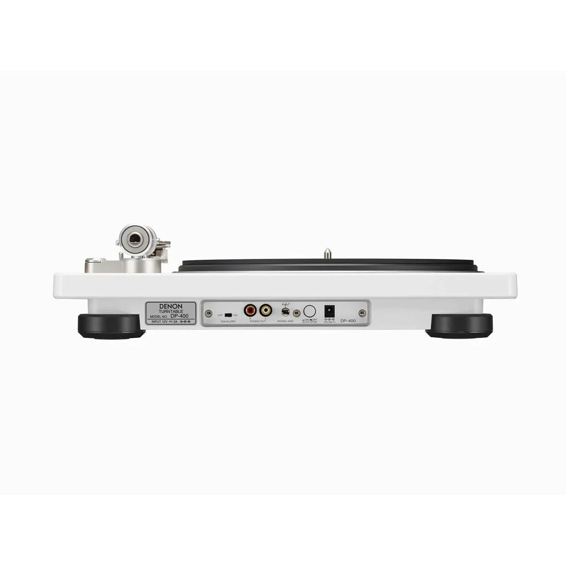 Denon DP-400 Hi-Fi Turntable w/ Speed Auto Sensor (DP400 BLACK) - Image 8