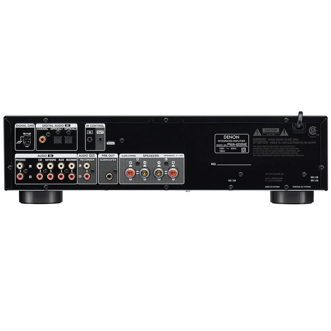 Denon PMA-600NE Integrated Amplifier with 70W Power per Channel and Bluetooth Support (PMA600NE) - Image 3