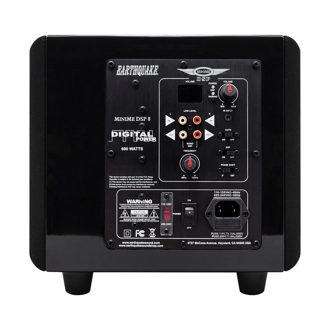 Earthquake Sound MiniMe DSP P8B 8" Powered Subwoofer (Mini Me DSP P8B) - Image 4