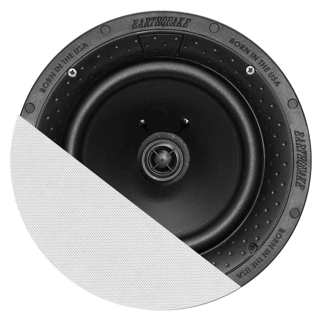 Earthquake Sound R800 8" In Ceiling Speakers With Magnetic Paintable Grill - Pair (R800) - Image 2