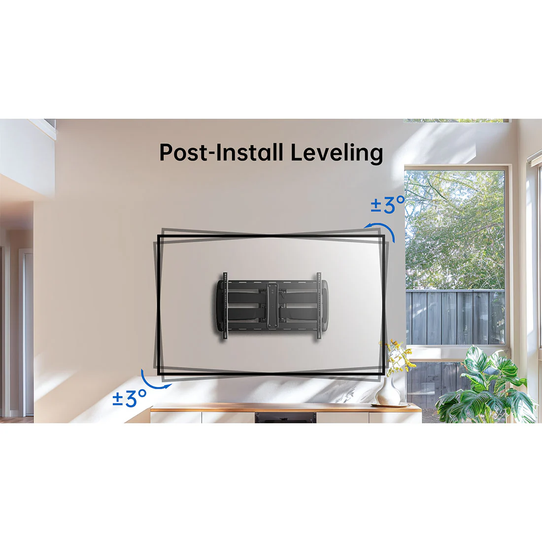 ErgoAV ERMML6-01B Large Motion TV Mount 42"-90" TVs (ERMML601B) - Image 8
