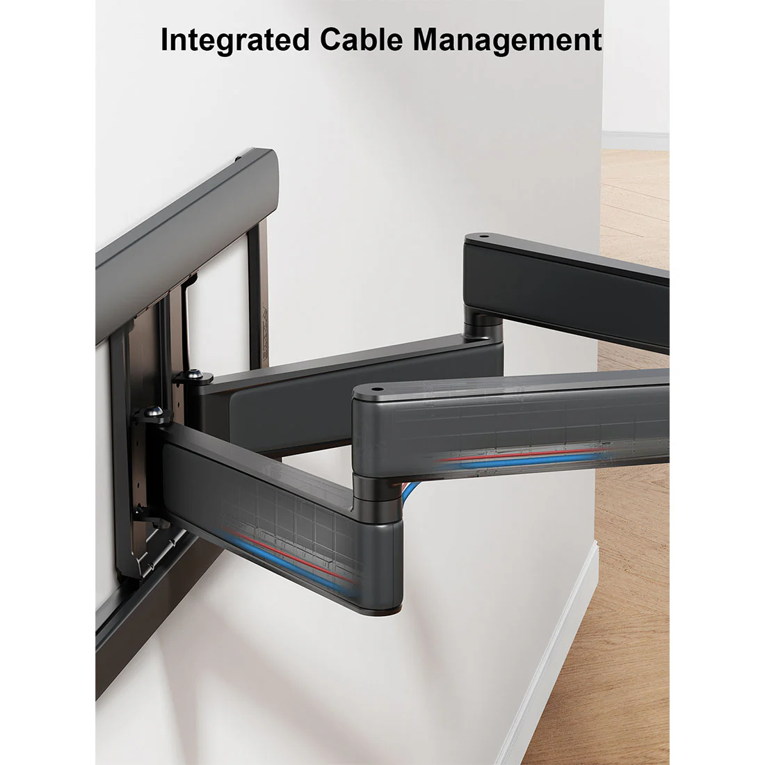 ErgoAV ERMMM6-01B Motion Mount with Dual Arms for TVs 39" to 65" (ERMMM601B) - Image 6
