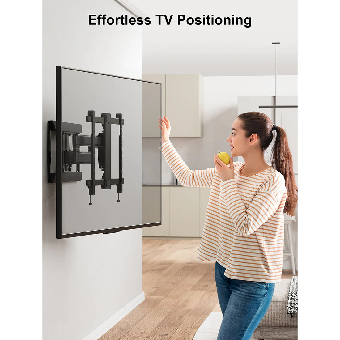 ErgoAV ERMMM6-01B Motion Mount with Dual Arms for TVs 39" to 65" (ERMMM601B) - Image 8