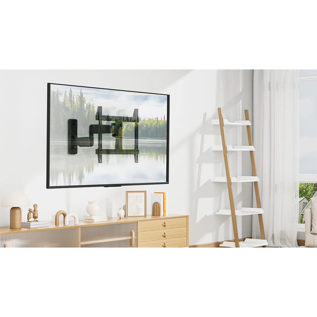 ErgoAV ERMMM9-01B Medium Motion TV Mount 32"-65" TVs (ERMMM901B) - Image 10