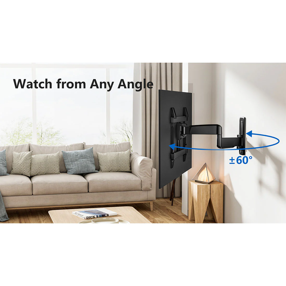 ErgoAV ERMMM9-01B Medium Motion TV Mount 32"-65" TVs (ERMMM901B) - Image 7