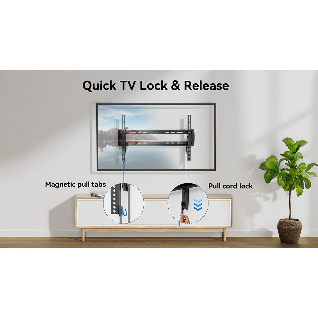 ErgoAV ERMTL6-01B Large Tilt TV Mount 37"-86" TVs (ERMTL601B) - Image 2