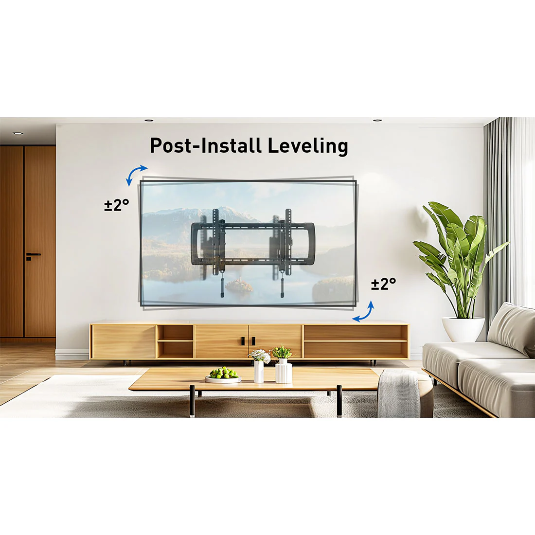 ErgoAV ERMTL7-01B Large Extend & Tilt TV Mount 42"-99" TVs (ERMTL701B) - Image 6