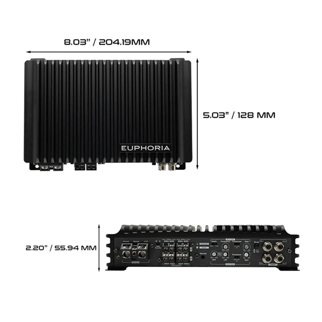 Euphoria EA4.300 4-Channel Full Range Class D Car Amplifier (EA4300) - Image 4