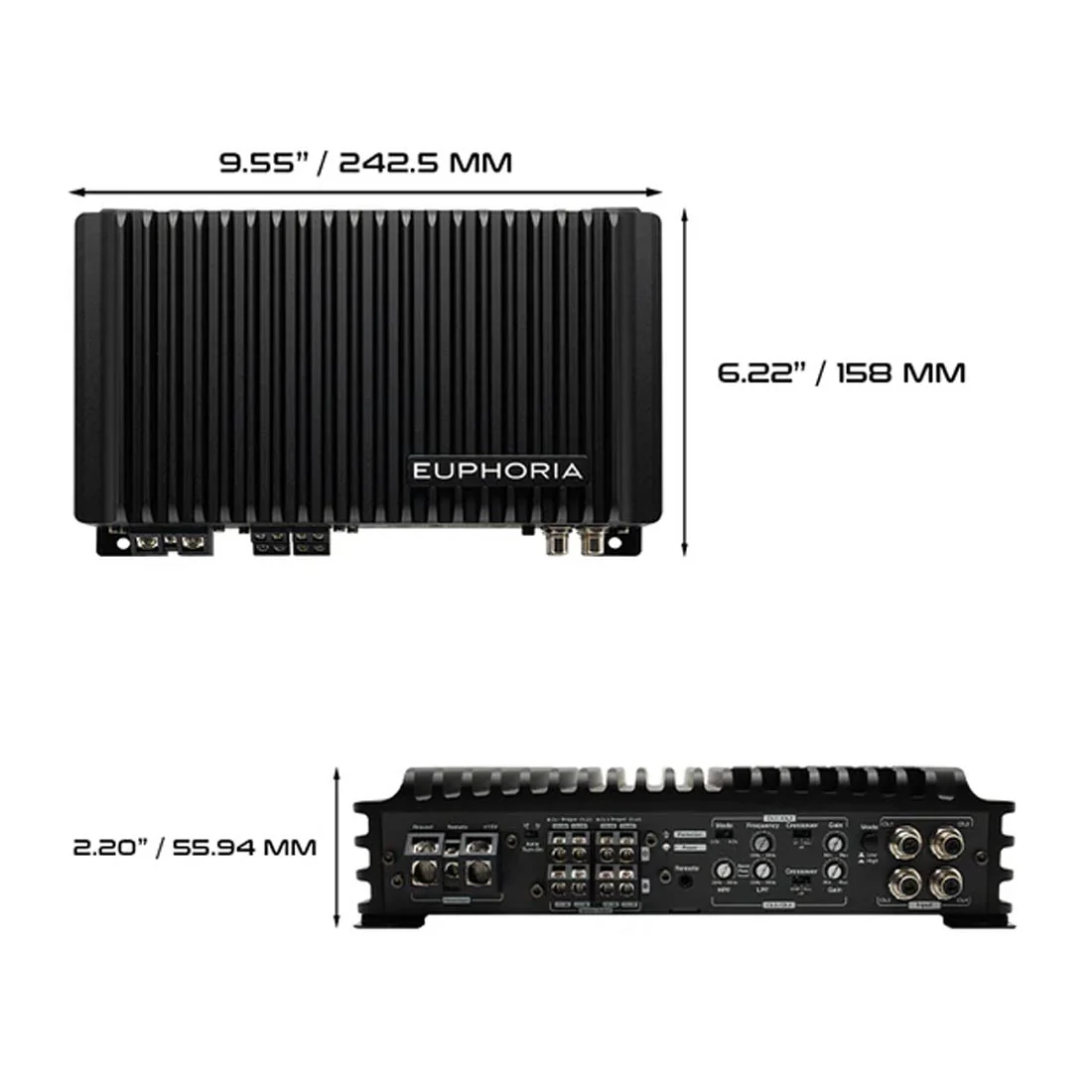 Euphoria EA4.600 4-Channel Full Range Class D Car Amplifier (EA4600) - Image 4