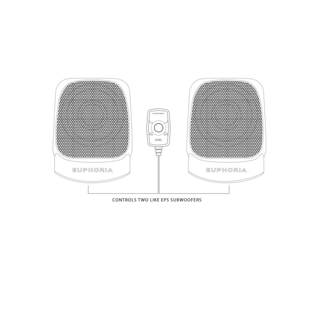 Euphoria EPSW-RM2 Bass Remote With Dual Sub Output (EPSWRM2) - Image 2