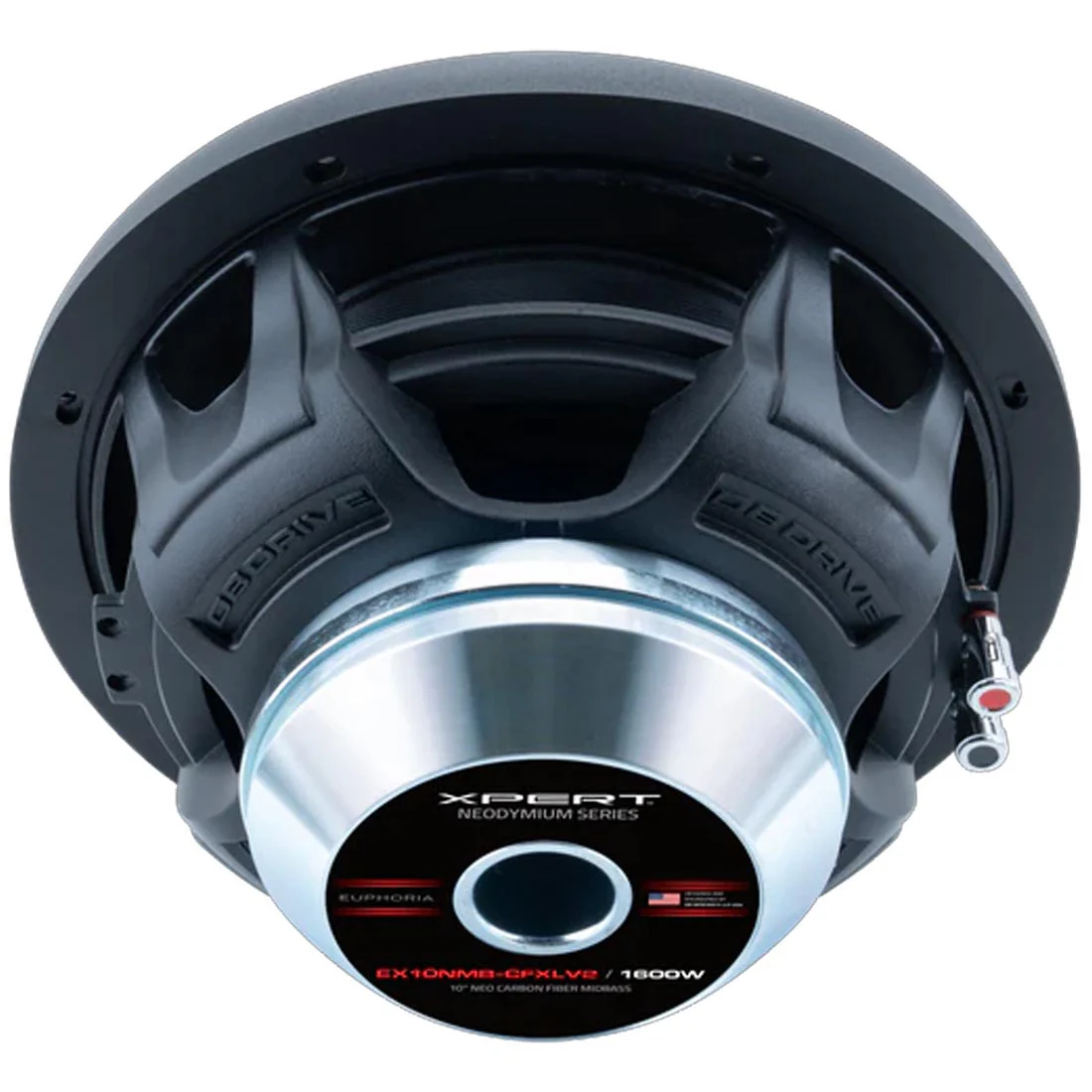 Euphoria XPERT EX10NMB-CFXLV2 10" NEO Carbon Fiber Midbass Speaker - Each (EX10NMBCFXLV2) - Image 5
