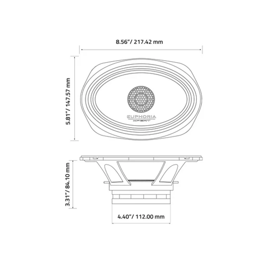 Euphoria XPERT EX69NCX 6" x 9" NEO 2-Way Loudspeakers - Pair - Image 10