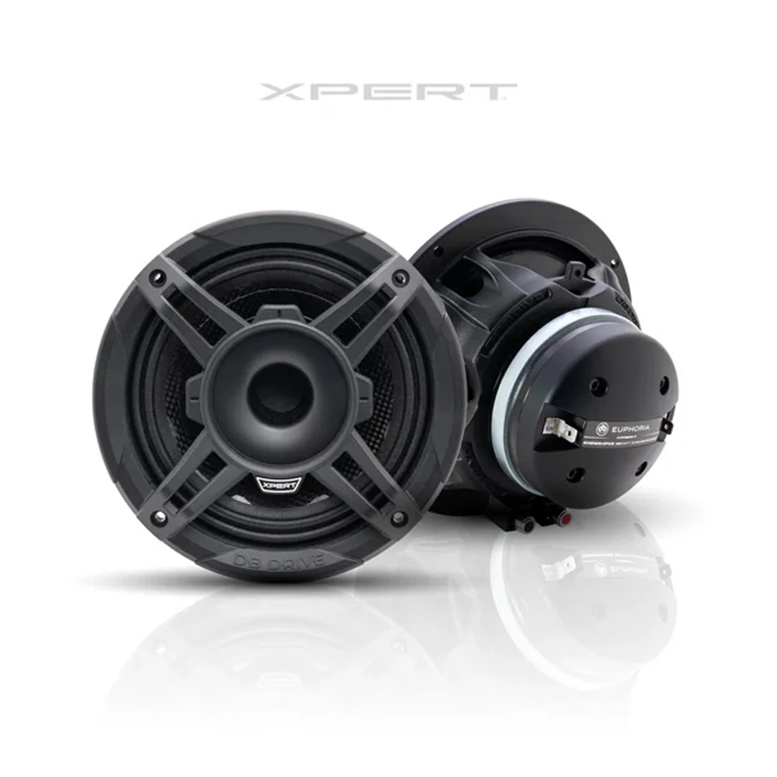 Euphoria XPERT EX6NCD-CFV2 6.5" 2-Way NEO Carbon Fiber Loudspeakers - Pair (EX6NCDCFV2)