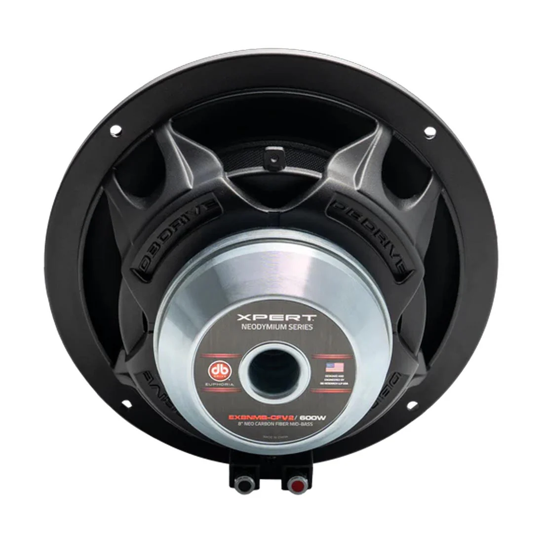 Euphoria XPERT EX8NMB-CFV2 8" NEO Carbon Fiber Midbass Speaker - Each (EX8NMBCFV2) - Image 4