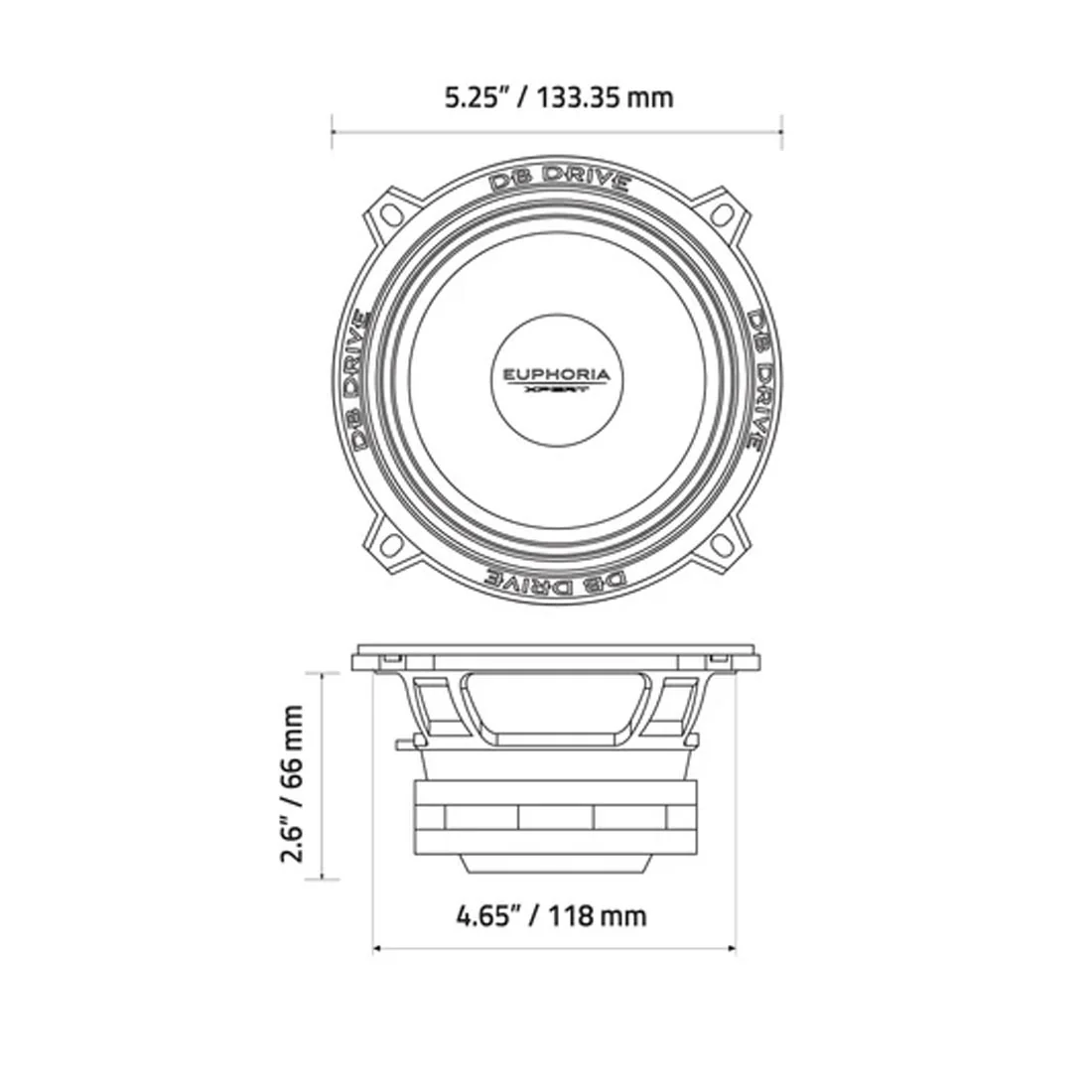 Euphoria XPERT EXM5N 5.25" NEO Midrange Speaker - Each - Image 9