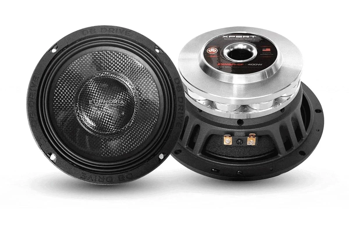 Euphoria XPERT EXM6N-CF 6.5" NEO Carbon Fiber Midrange Speaker - Each (EXM6NCF)