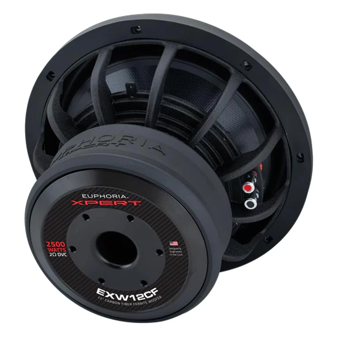 Euphoria XPERT EXW12CF 12" 2-Ohm Carbon Fiber DVC Subwoofer - Each - Image 6