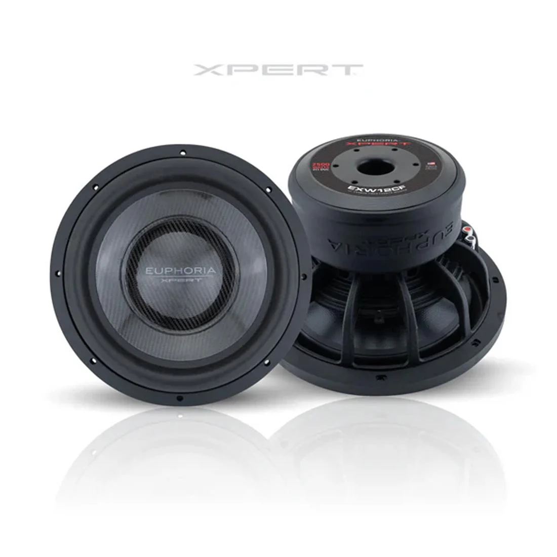 Euphoria XPERT EXW12CF 12" 2-Ohm Carbon Fiber DVC Subwoofer - Each - Image 8