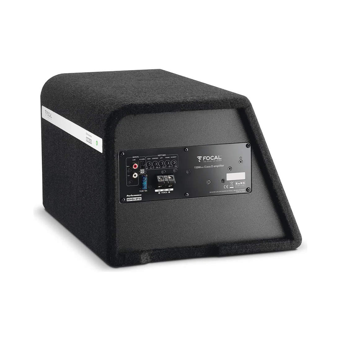 Focal BombA BP20 8" Active Loaded Subwoofer Enclosure (BOMBABP20) (OPEN BOX) - Image 2