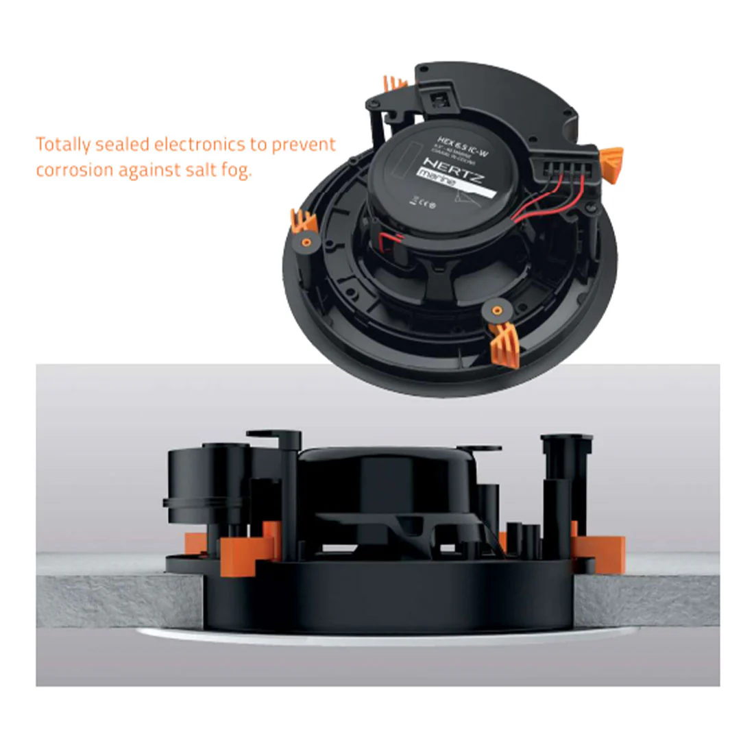 Hertz HEX 6.5 IC-W 6.5" Marine In-Ceiling Coaxial Speaker - Each (HEX6.5ICW) - Image 4
