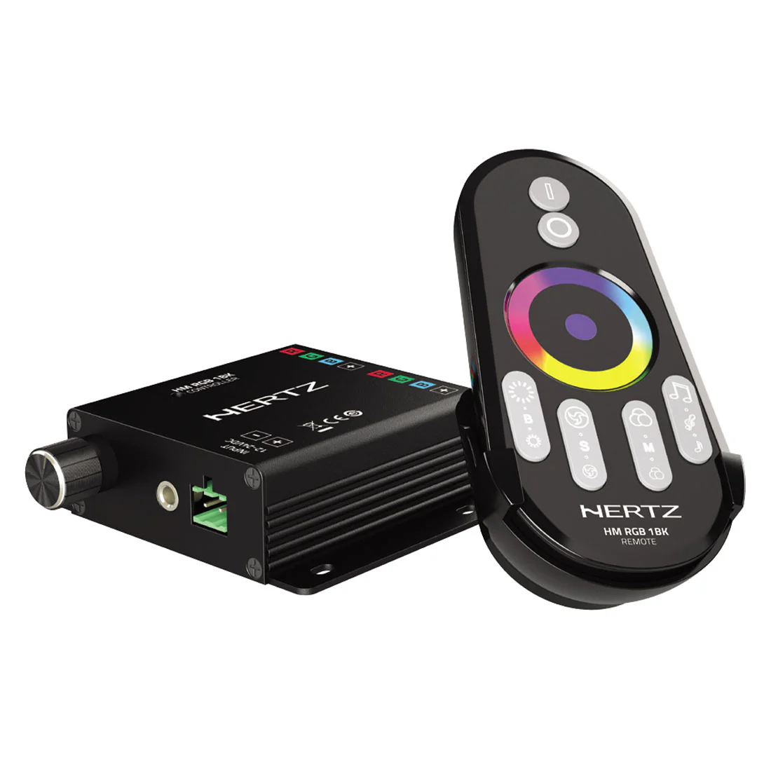 Hertz HMRGB1BK Radio Frequency RGB Controller with Remote (HMRGB1BK)