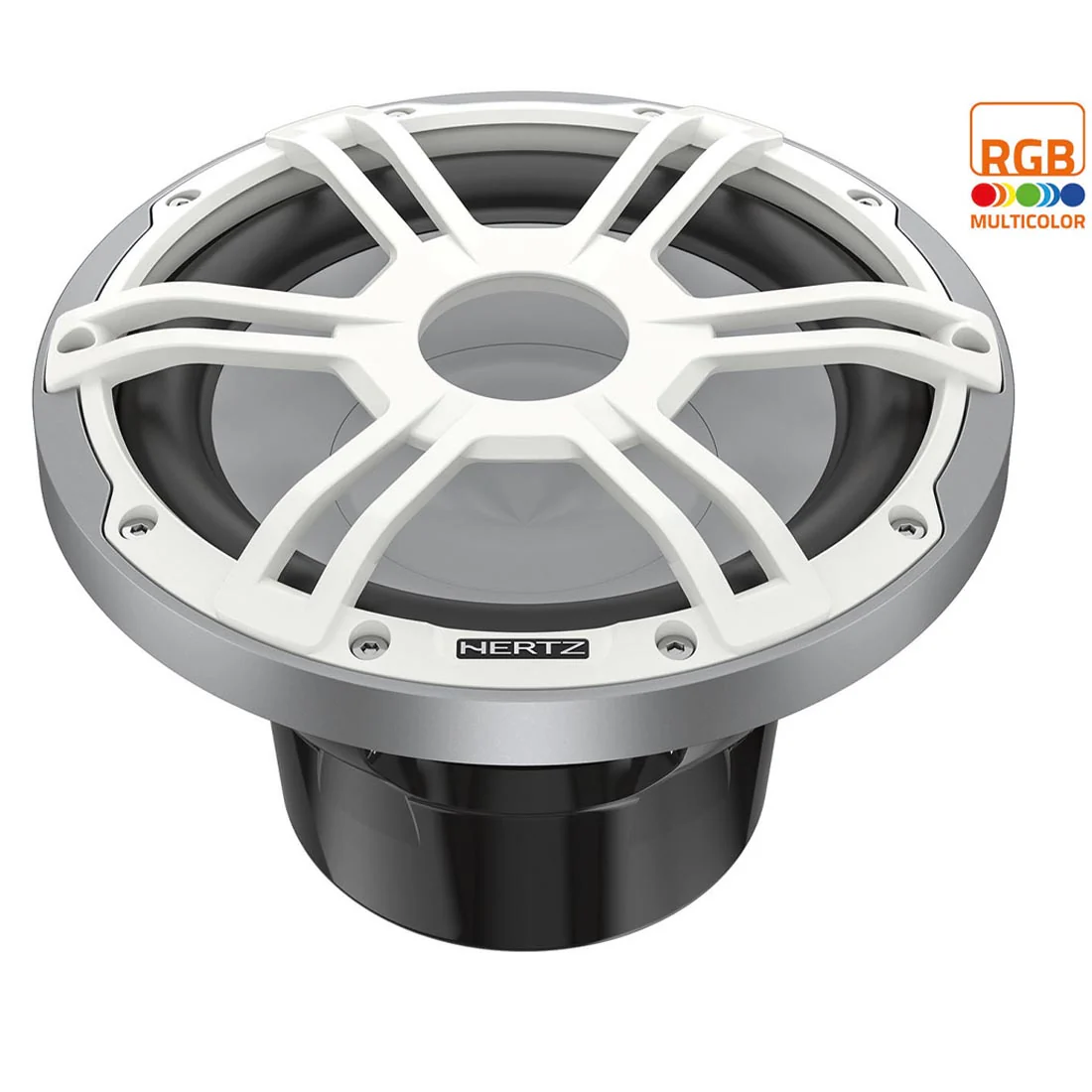 Hertz HMS 10 S2-LD-SW 10" 500W 2-Ohm Marine Sports RGB LED Subwoofer (HMS 10 S2LDSW)