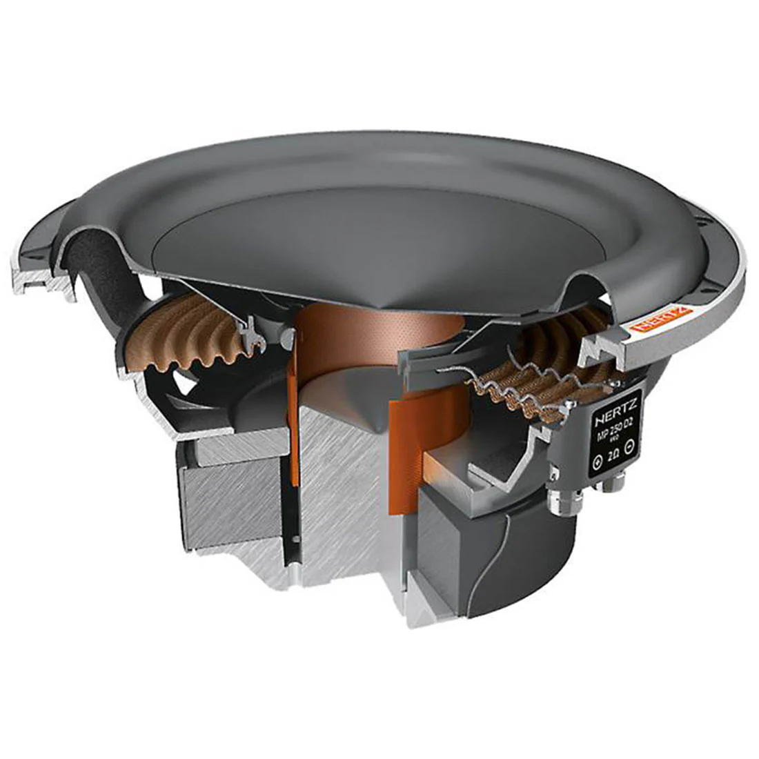 Hertz MP250D2.3 10" 1200W Component Subwoofer (MP250D2.3) - Image 6