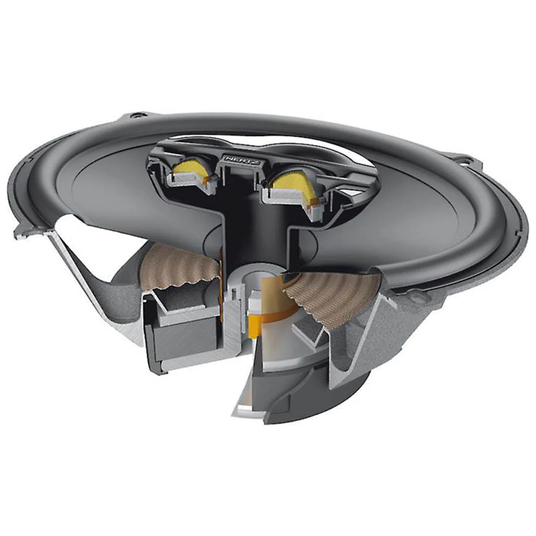 Hertz MPX165.3 6.5" 3-Way Coaxial Car Speakers (MPX165.3) - Image 6