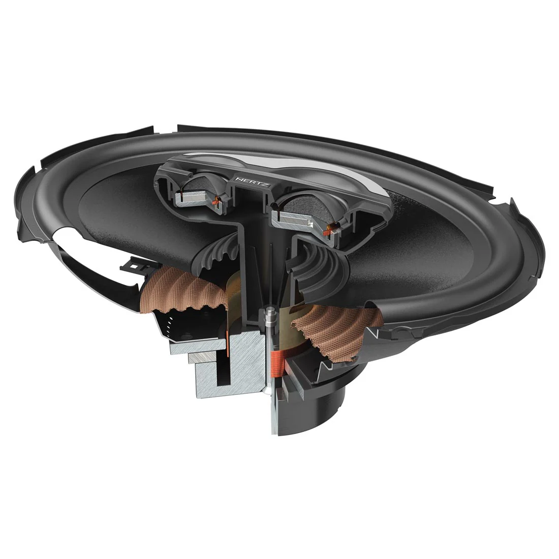 Hertz SX690H SPL Show 6x9" 3-Way Coaxial Speakers for Select Harley Davidson Motorcycles - Pair (SX690H) - Image 4