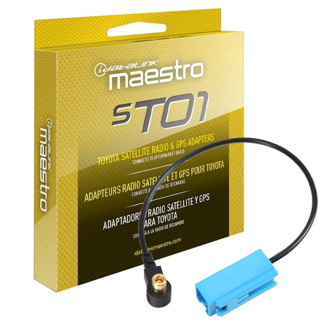iDatalink Maestro ACC-SAT-TO1 Satellite Radio Antenna Adaptor for Select Toyota TO1 Vehicles (ACCSATTO1)