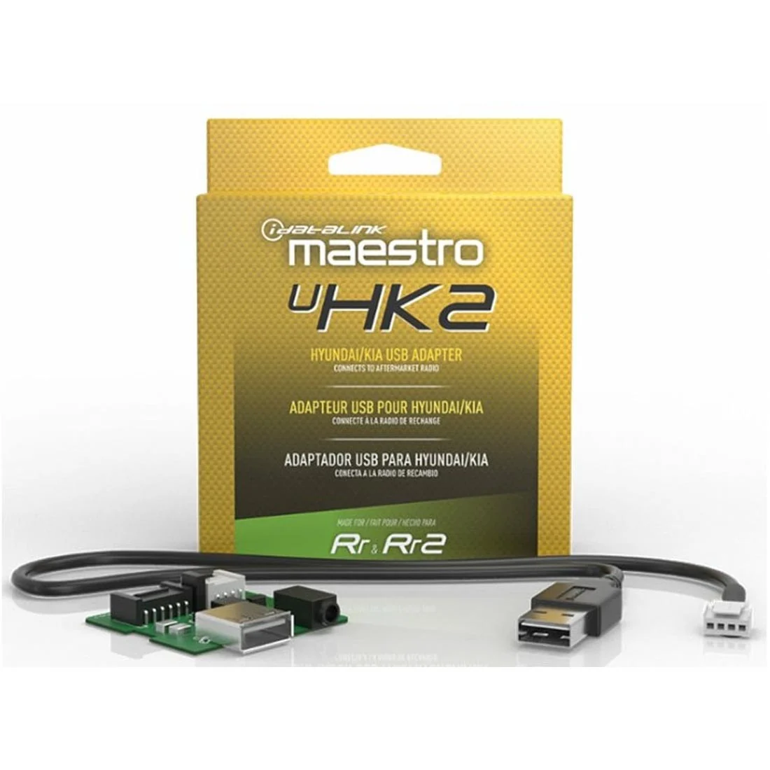 iDatalink Maestro ACC-USB-HK2 Factory USB to Male USB Adaptor for Select 2015-up Hyundai and Kia Vehicles (ACCUSBHK2)