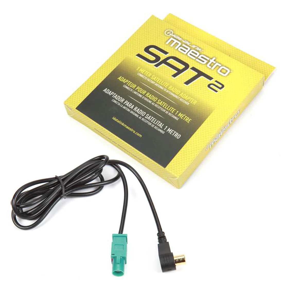 iDatalink Maestro HRN-ANT-SAT2 FAKRA to Aftermarket SMB Satellite Radio Antenna Adaptor - 3 Feet (HRNANTSAT2)