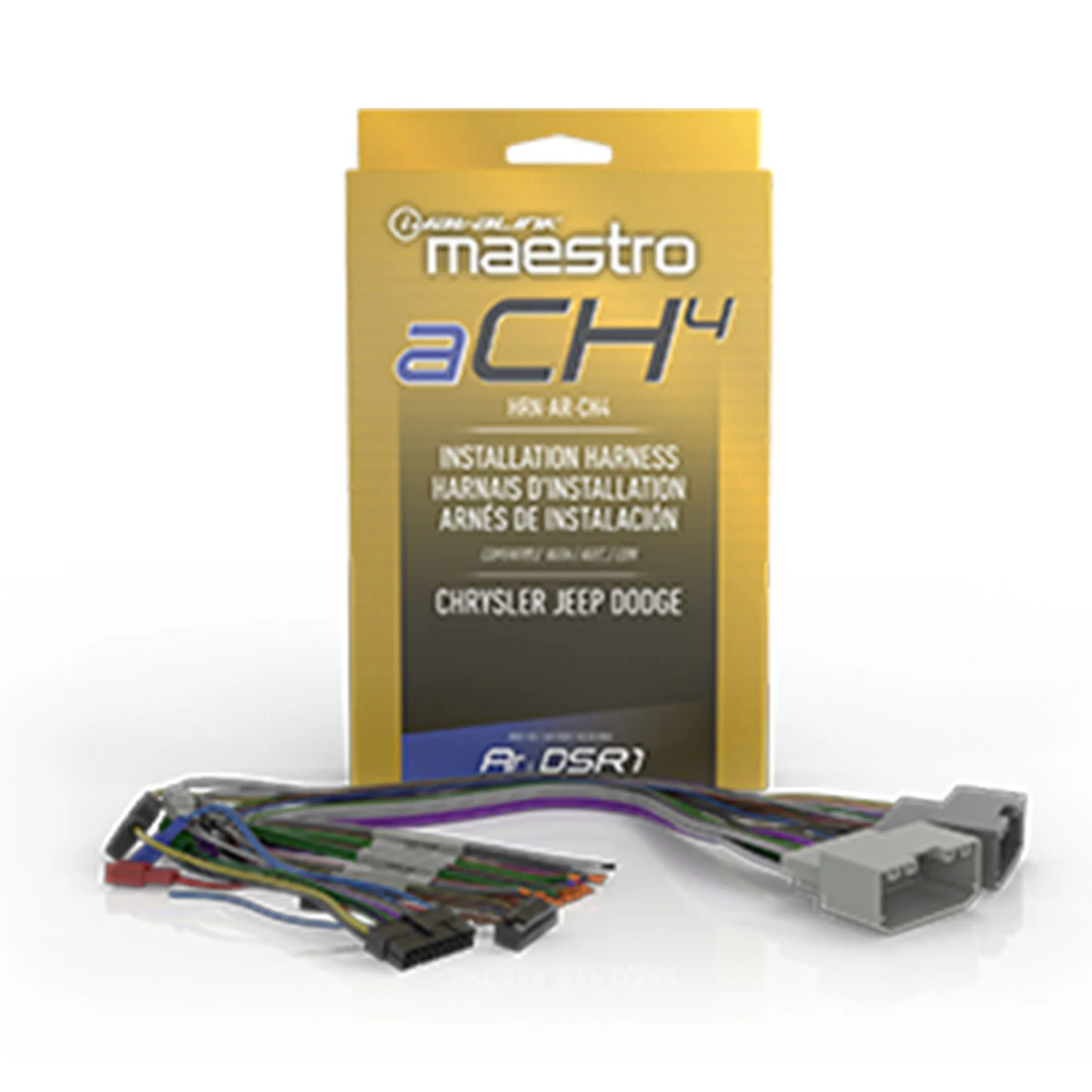 iDatalink Maestro HRN-AR-CH4 Amplifier Replacement Harness for Select Chrysler, Dodge, Jeep, Maserati and Ram vehicles 2016 and up (HRNARCH4)