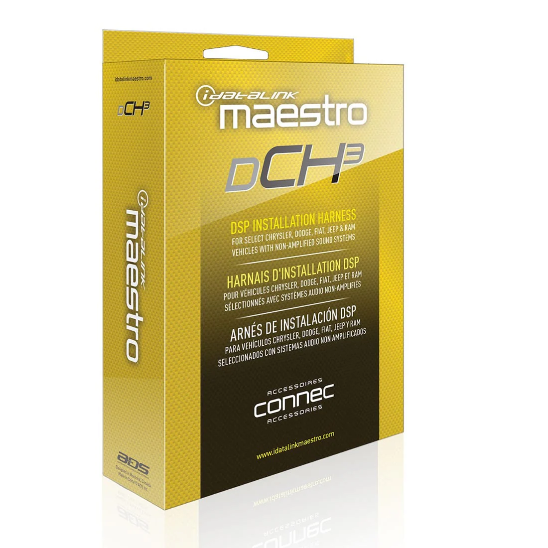 iDatalink Maestro HRN-DSP-CH3 Plug and Play Harness for Select Non-Amplified Chrysler, Dodge, Jeep Vehicles (HRNDSPCH3)