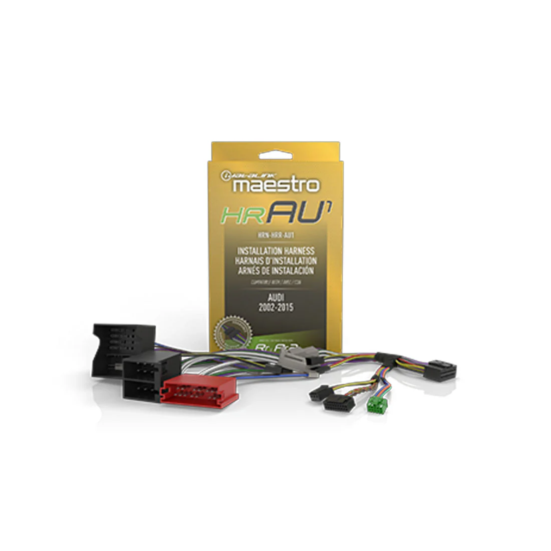 iDatalink Maestro HRN-HRR-AU1 Plug and Play T-Harness for Select Audi Vehicles (HRNHRRAU1)
