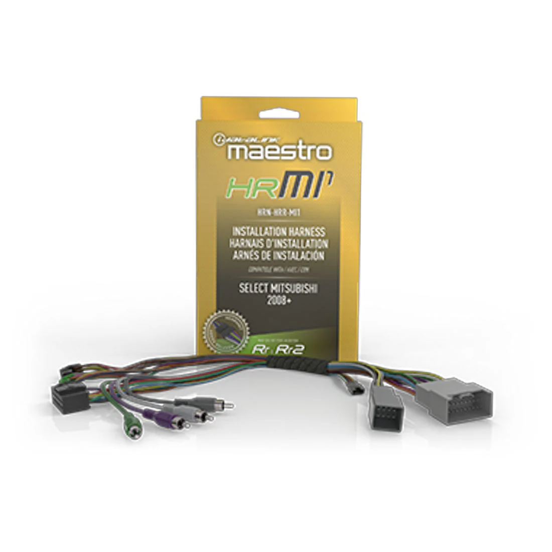 iDatalink Maestro HRN-HRR-MI1 Plug and Play T-Harness for Select Mitsubishi Vehicles (HRNHRRMI1)