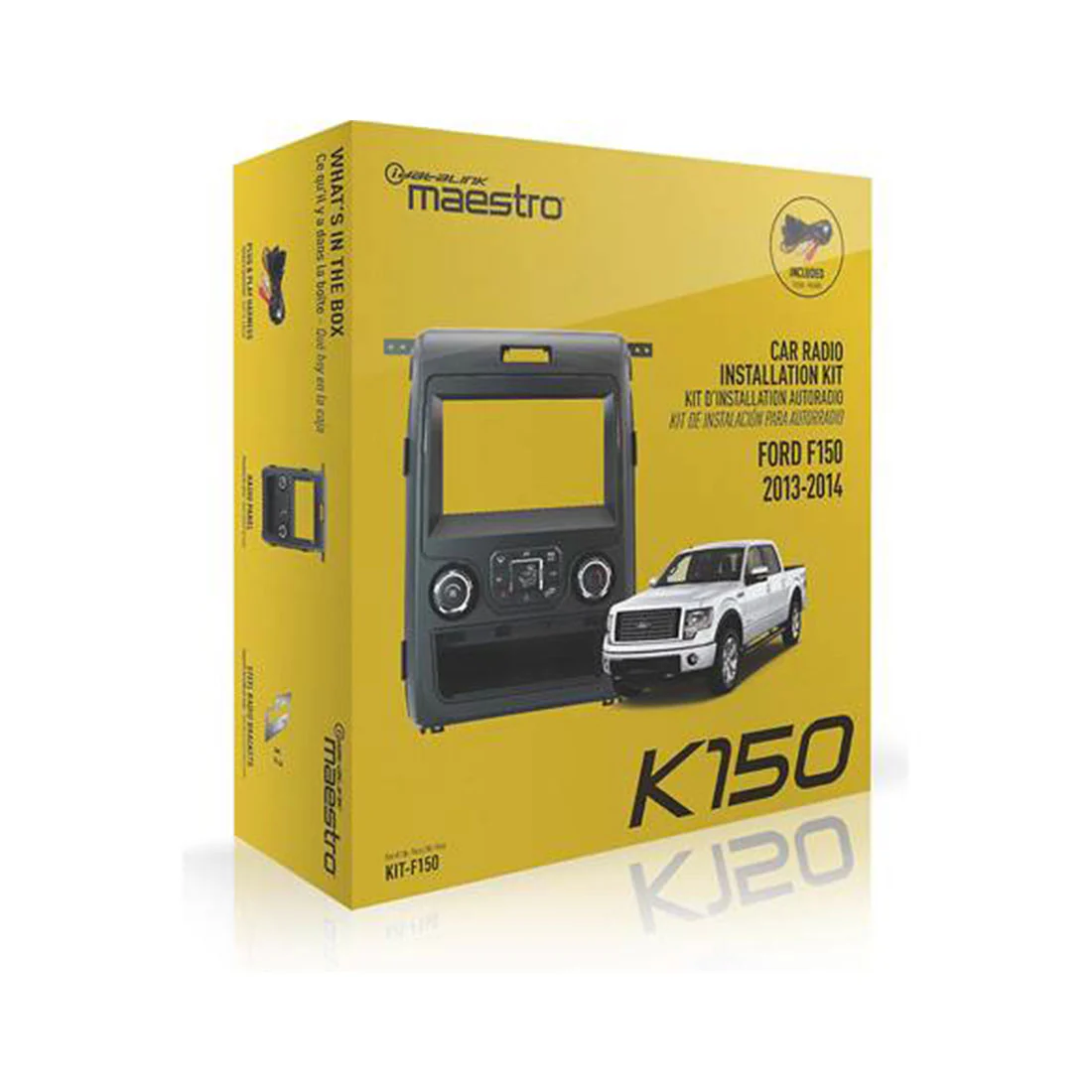 iDatalink Maestro KIT-F150 Dash Kit for Ford F150 Truck with 4.3" Screen (2013 - 2014) (KITF150) - Image 3