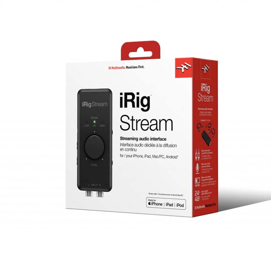 IK Multimedia iRig Stream Audio Streaming Interface (1141111) - Image 8