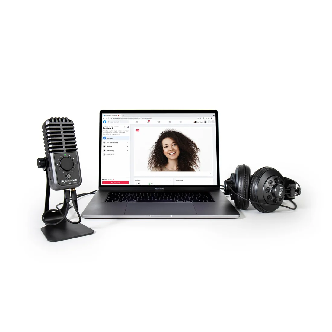 IK Multimedia iRig Stream Mic USB Stereo USB Microphone Interface (1143456) - Image 10