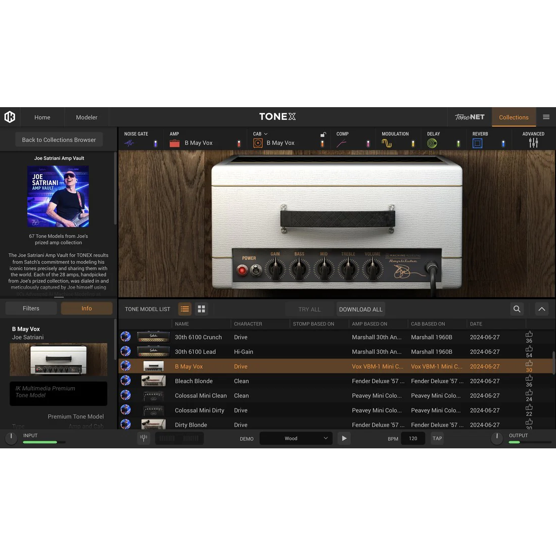 IK Multimedia TONEX Joe Satriani Amp Vault Signature Collection (11-44119) - Image 3