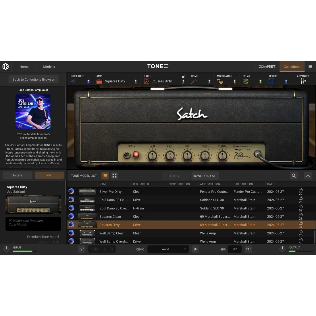 IK Multimedia TONEX Joe Satriani Amp Vault Signature Collection (11-44119) - Image 8