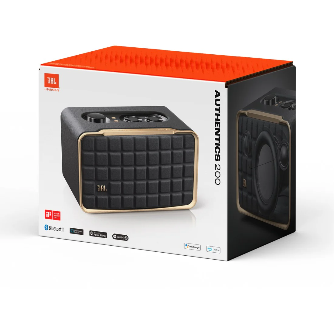 JBL Authentics 200 90W Wi-Fi Bluetooth Smart Home Speaker - Black - Image 14