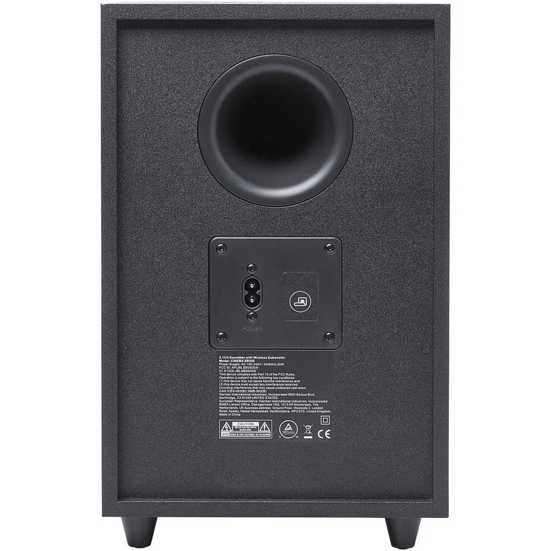 JBL Cinema SB550 3.1-Ch Soundbar With Wireless 5.25" Subwoofer - Black - Image 8