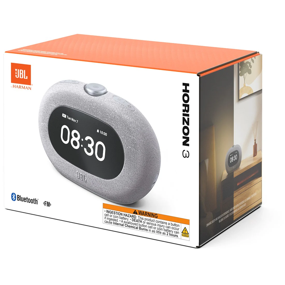 JBL Horizon 3 Bluetooth Clock Radio Speaker - Image 17