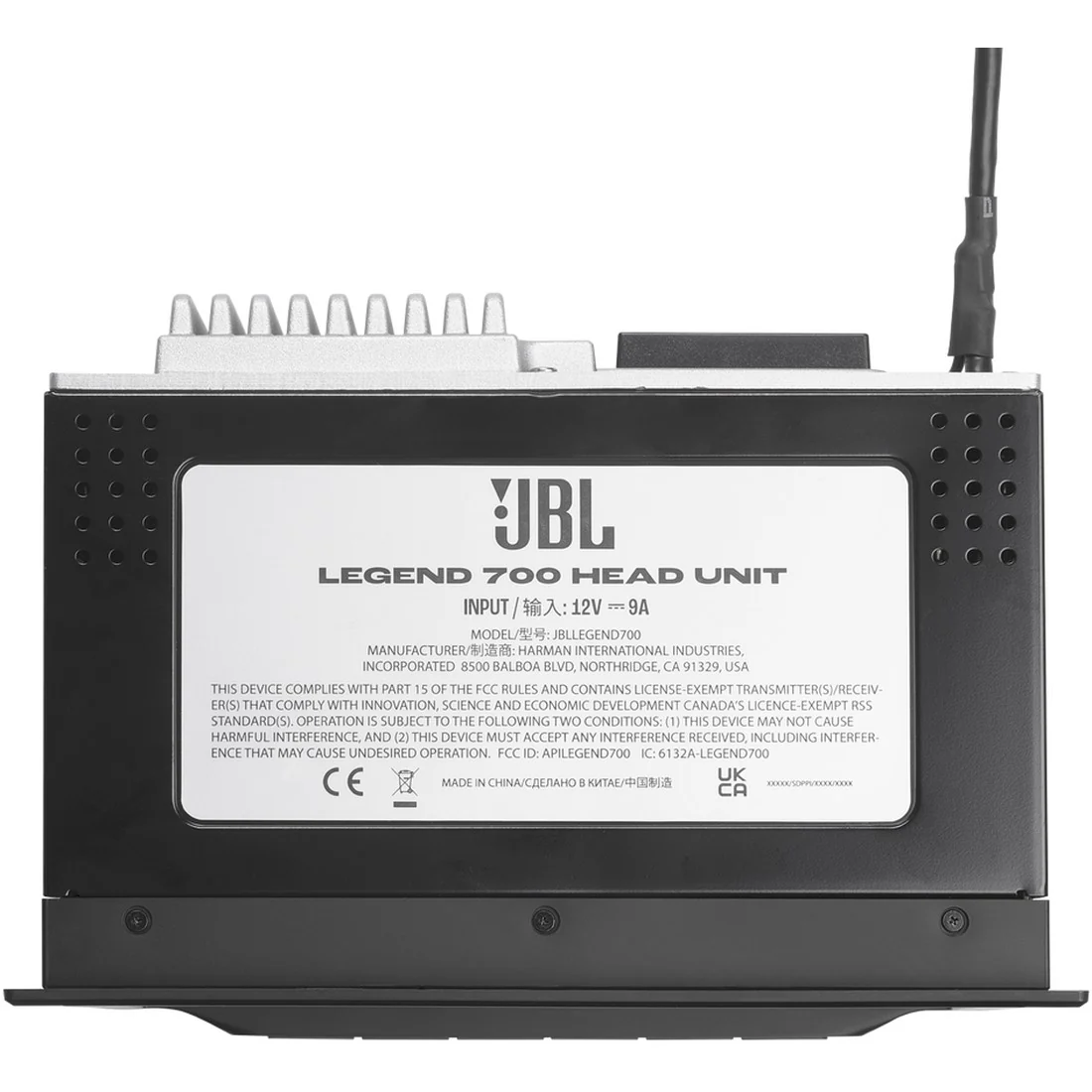 JBL Legend 700 2-Din Car Stereo With 7" Touchscreen - Black - Image 5