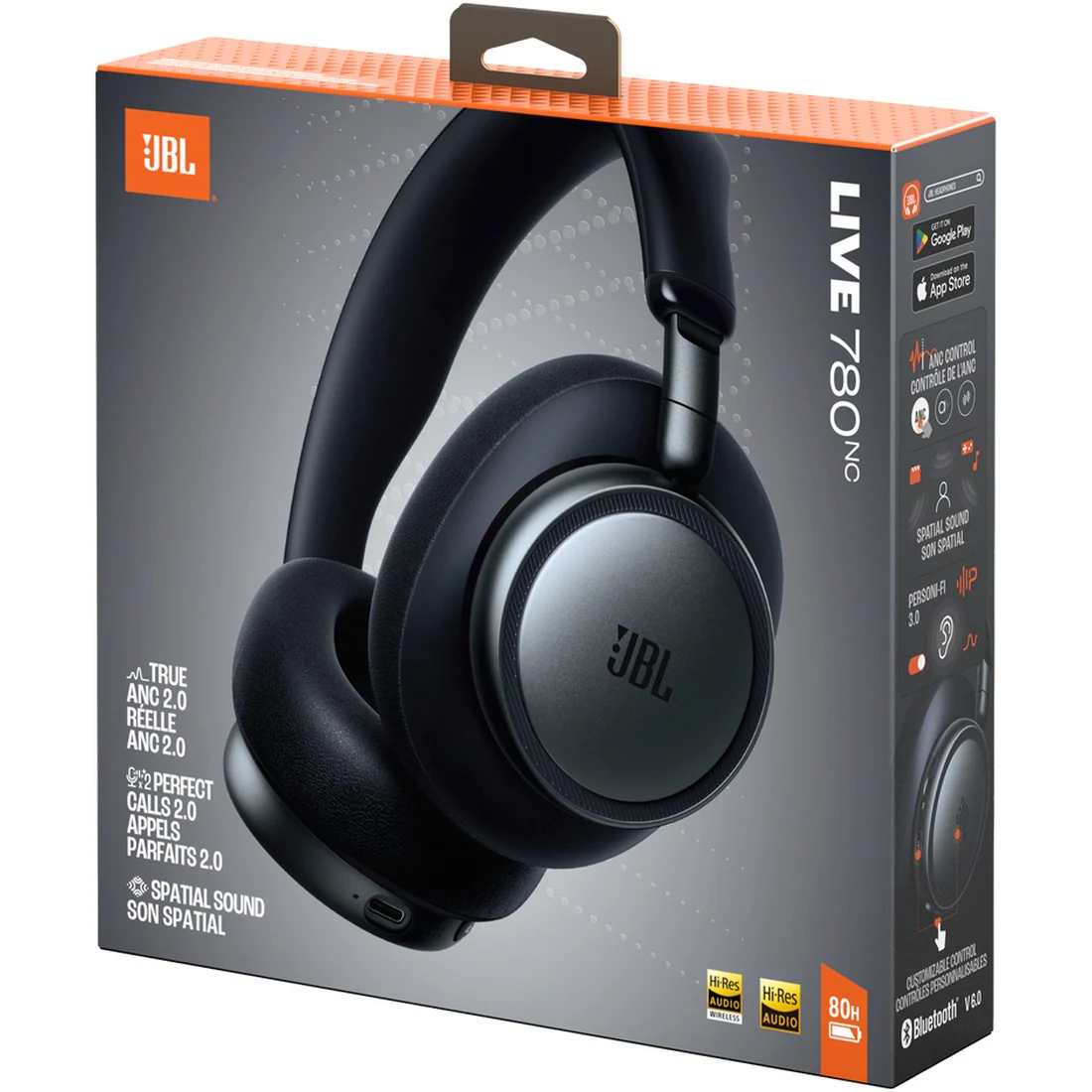 JBL Live 780NC Wireless Over-Ear Headphones with ANC (JBLLIVE780NCAM) - Image 9